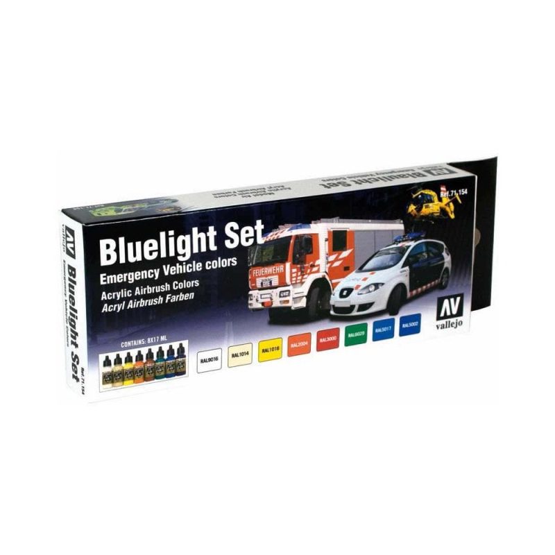 Vallejo Model Air Paint Set Paint Bluelight  71.154