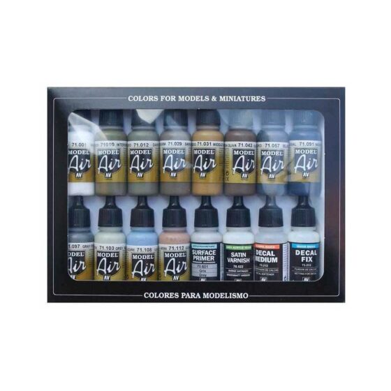 Vallejo Model Air Paint Set Paint USAAF Aircraft 71.185 Vallejo Model Air Paint Set Paint USAAF Aircraft 71.185