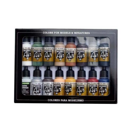 Vallejo Model Air Paint Set Railway Colors Europe 71.191 Vallejo Model Air Paint Set Railway Colors Europe 71.191