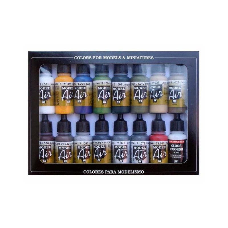 Vallejo Model Air Paint Set Building  71.192