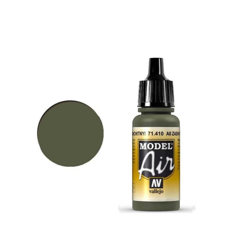 Vallejo Model Air - AII Zashchitnyi Camouflage Green (18ml) 71.410