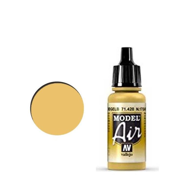 Vallejo Model Air - N 17 Earth Yellow (18ml) 71.420