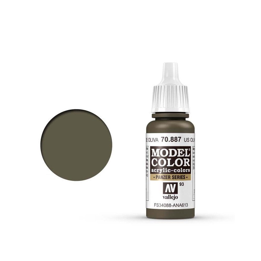 Vallejo VAL887 17ml Brown Violet/US Olive Drab [93]Model Color 70.887