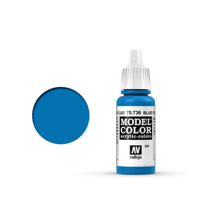 Vallejo Model Color Fluorescent Blue [209] (17ml) 70.736