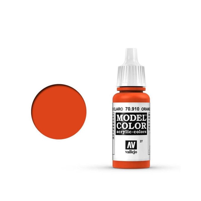 Vallejo Model Color Orange Red [27] (17ml) 70.910