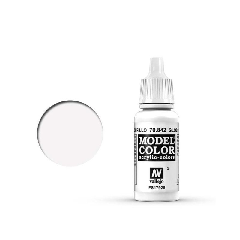 Vallejo Model Color Gloss White [3] (17ml) 70.842