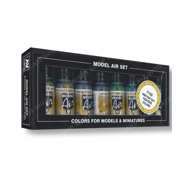 Vallejo Paint Set WWII RAF Day Fighters [x8] 71.162