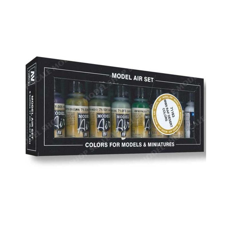 Vallejo Paint Set WWII RAF Desert [x8] 71.163