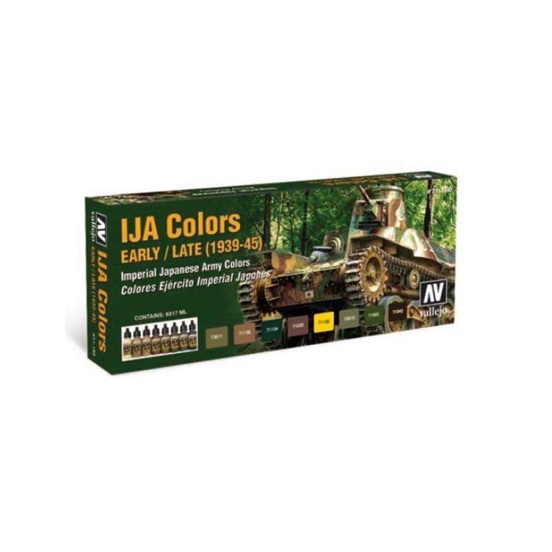 Vallejo Paint Set IJA Camouflage Colors 71.160