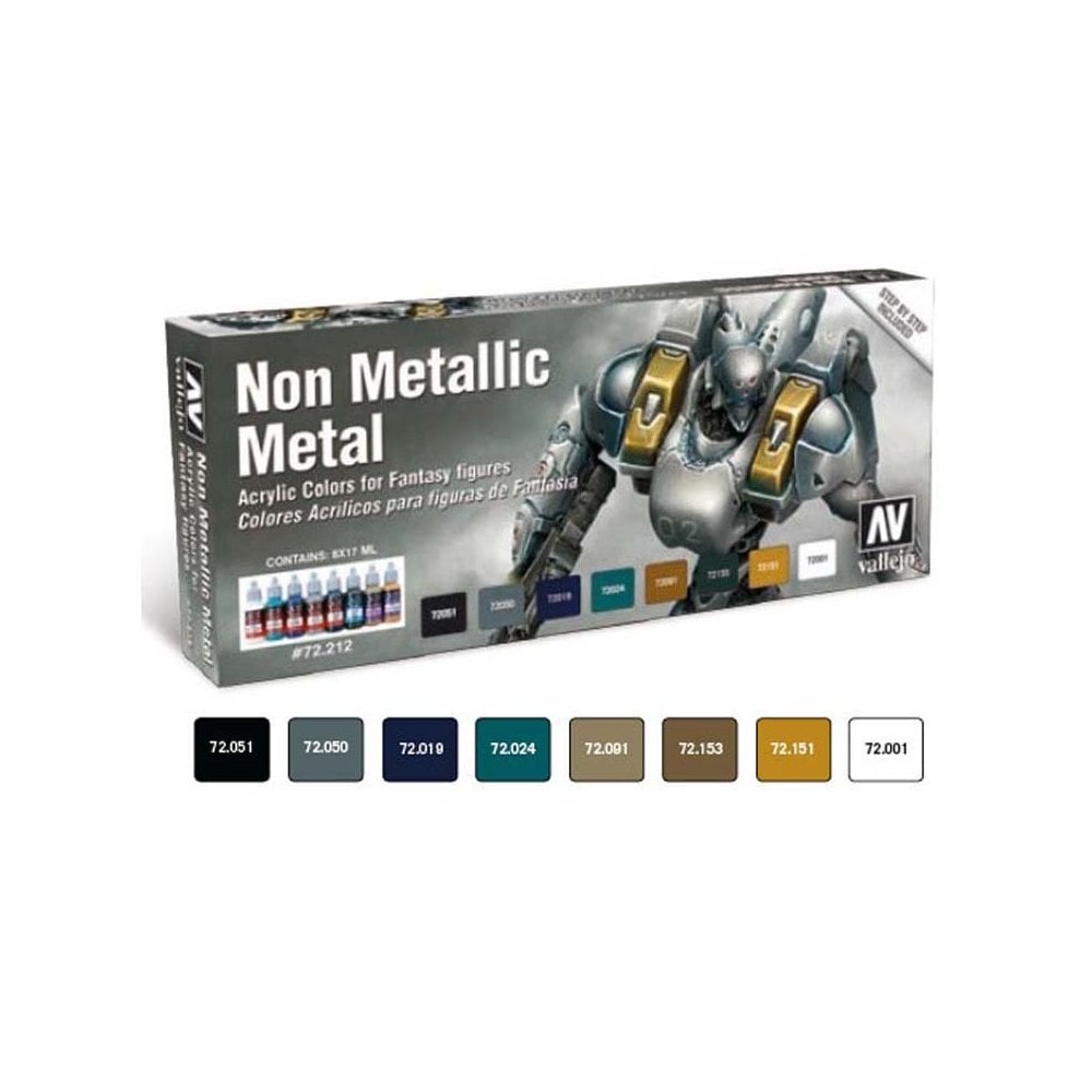 Vallejo VAL72212 Non Metallic MetalPaint Set 72.212