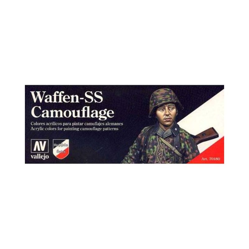 Vallejo Waffen SS Camouflage Paint Paint Set 70.180
