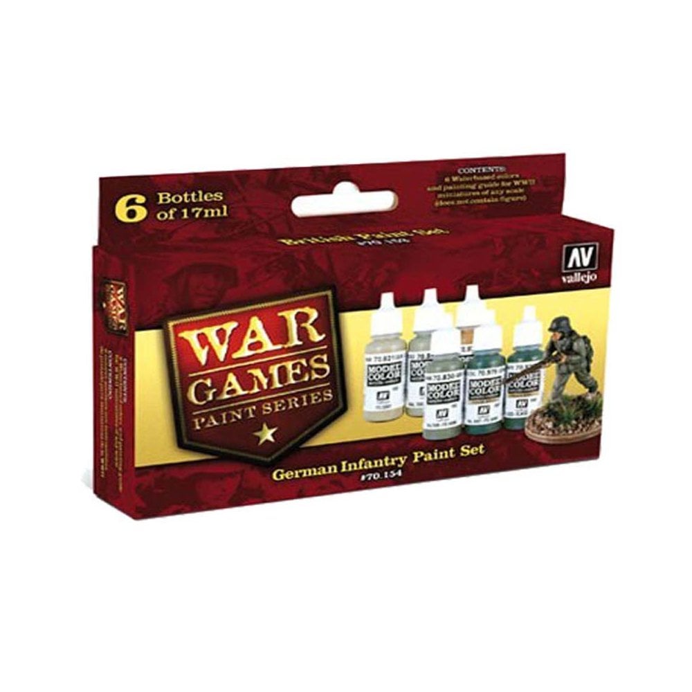Vallejo German Infantry Paint Set 70.154 Vallejo German Infantry Paint Set 70.154