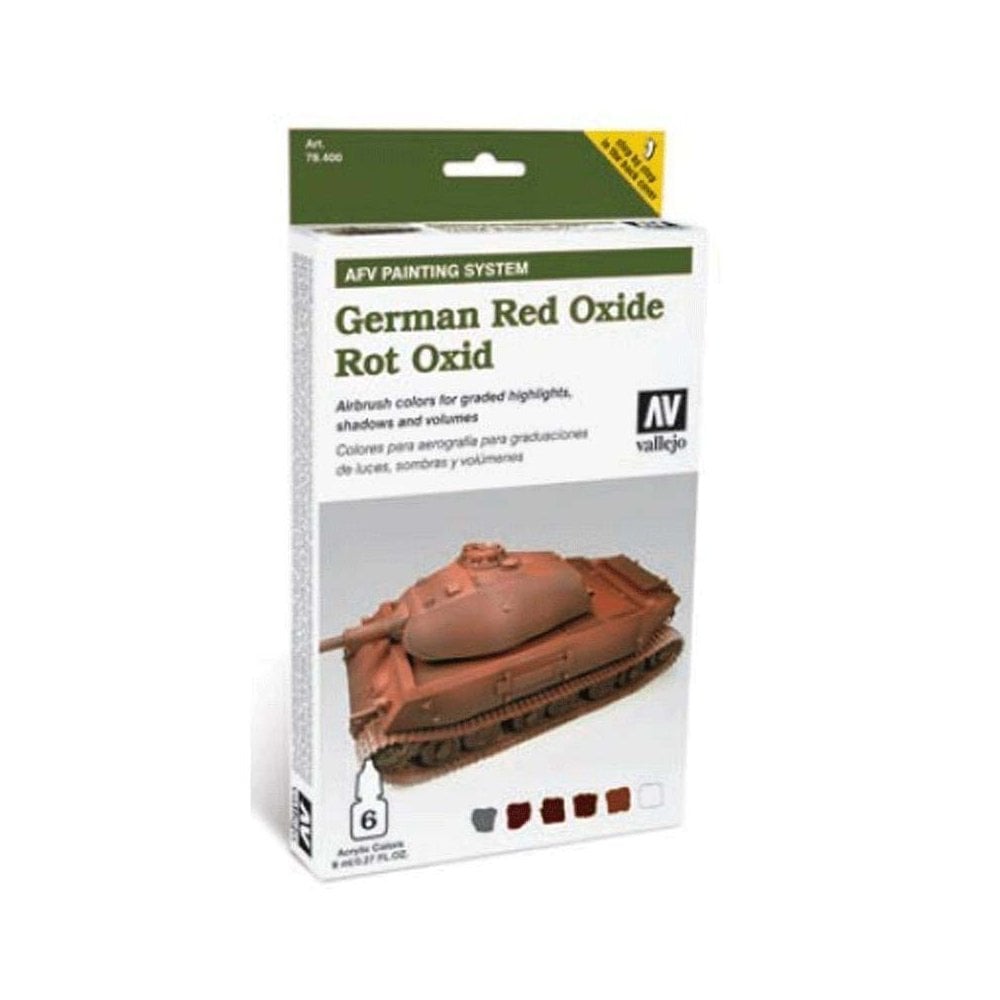 Vallejo Paint Set Armour AFV German Red Oxide 78.411 Vallejo Paint Set Armour AFV German Red Oxide 78.411