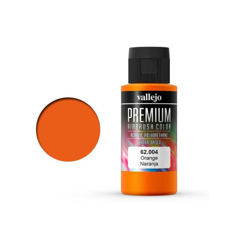 Vallejo Premium Airbrush Color Orange (60ml) 62.004