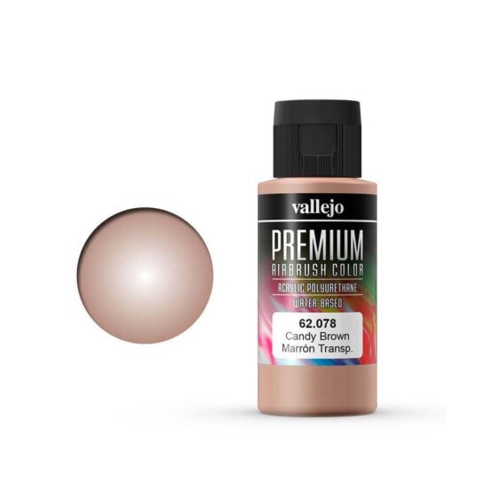 Vallejo Premium Airbrush Color Candy Brown (60ml) 62.078 Vallejo Premium Airbrush Color Candy Brown (60ml) 62.078