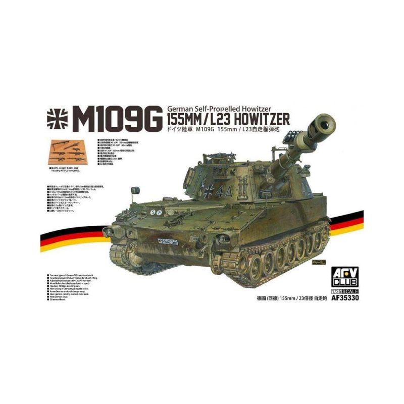 AFV Club German Self-Propelled Howitzer M109G 155mm /L23 (1/35) AF35330