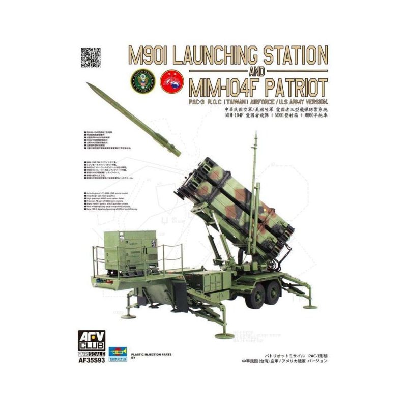 AFV Club M901 Launching Station and MIM-104F PATRIOT (1/35) AF35S93