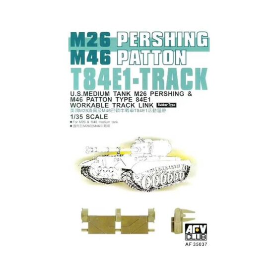 AFV Club M26/46 T84E1 workable Tracks (1/35) AF35037 AFV Club M26/46 T84E1 workable Tracks (1/35) AF35037
