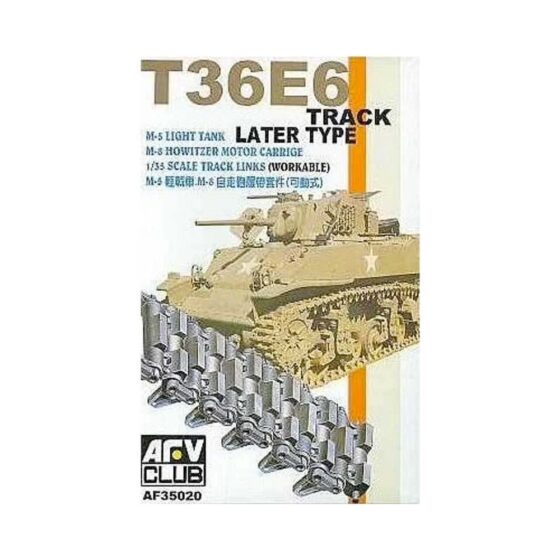 AFV Club T36E6 Track Later Type (1/35) AF35020 AFV Club T36E6 Track Later Type (1/35) AF35020