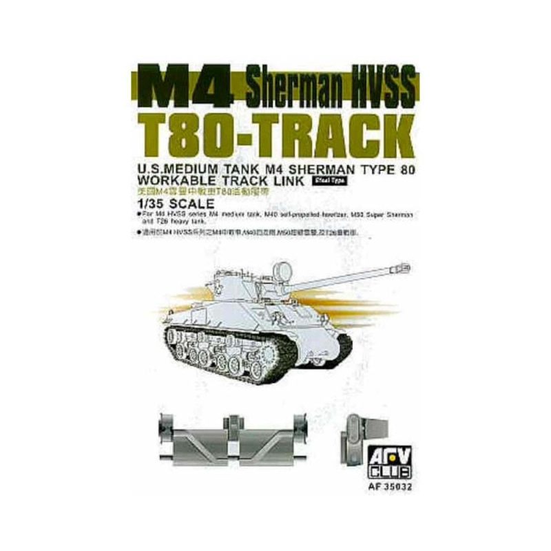 AFV Club M4 Sherman HVSS Track (T80) (1/35) AF35032