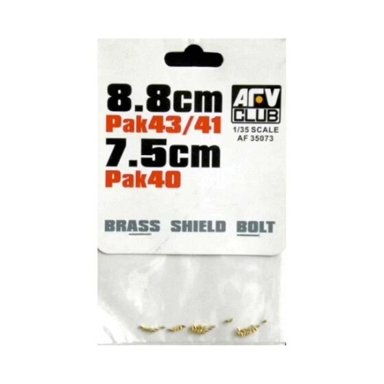 AFV Club PaK43/31 & PAK40 Brass Shield Bolt (1/35) AF35073 AFV Club PaK43/31 & PAK40 Brass Shield Bolt (1/35) AF35073