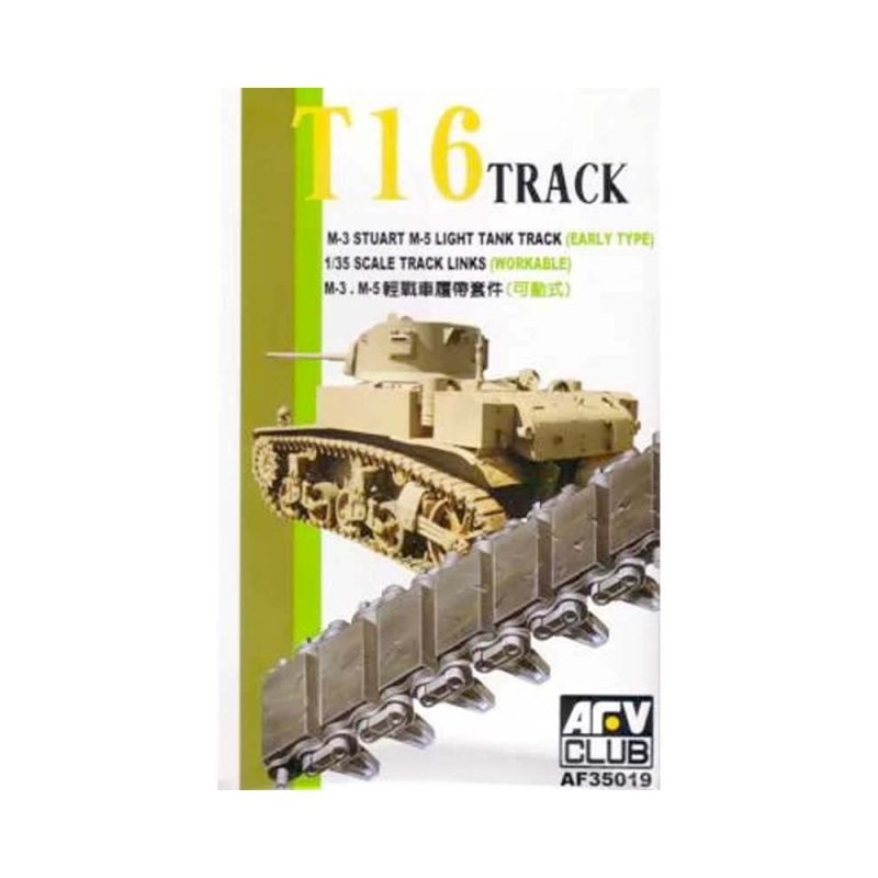 AFV Club M3/M5/M8 Workable Track Links (T16) (1/35) AF35019 AFV Club M3/M5/M8 Workable Track Links (T16) (1/35) AF35019