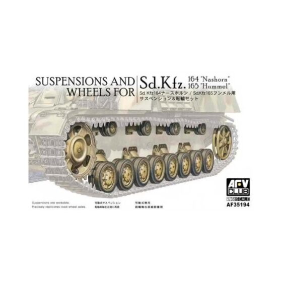AFV Club Nashorn / Hummel Suspensions and Wheels (1/35) AF35194 AFV Club Nashorn / Hummel Suspensions and Wheels (1/35) AF35194