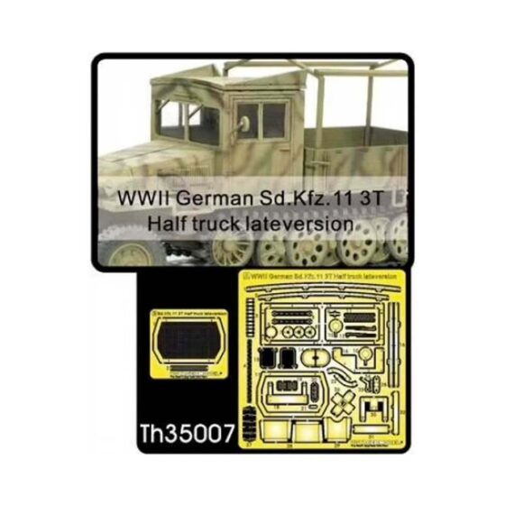 AFV Club SdKfz 11 3T Half Truck (Late) PE (1/35) TH35007 AFV Club SdKfz 11 3T Half Truck (Late) PE (1/35) TH35007