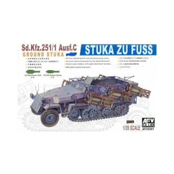AFV Club SdKfz 251/1 Ausf C Stuka du Fuss (1/35) AF35091 AFV Club SdKfz 251/1 Ausf C Stuka du Fuss (1/35) AF35091