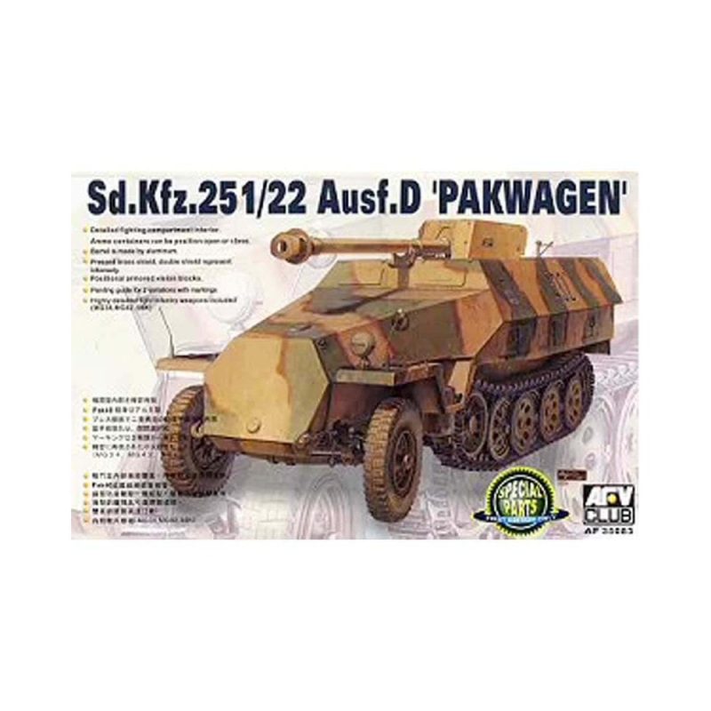 AFV Club SdKfz 251/22 Ausf D Pakwagen late (1/35) AF35083