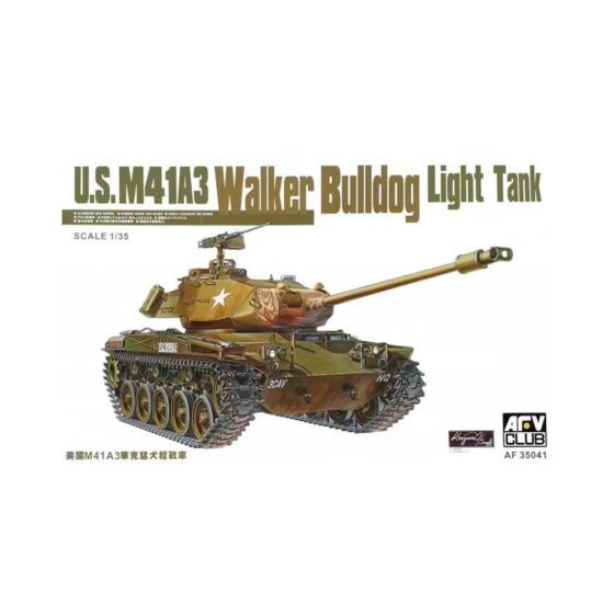 AFV Club M41A3 Walker Bulldog Light Tank (1/35) AF35041 AFV Club M41A3 Walker Bulldog Light Tank (1/35) AF35041