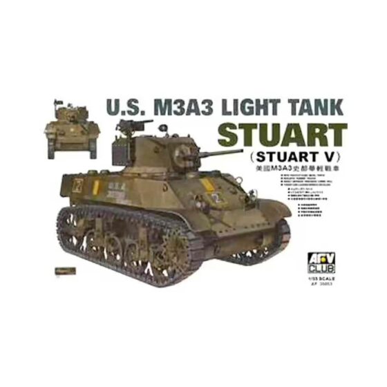 AFV Club M3A3 Stuart Light Tank (1/35) AF35053 AFV Club M3A3 Stuart Light Tank (1/35) AF35053