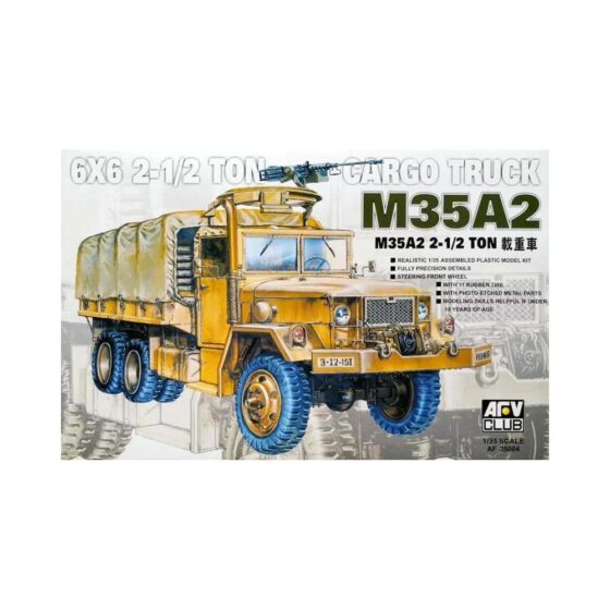 AFV Club M35 A2 2.5 Ton 6x6 Cargo Truck (1/35) AF35004 AFV Club M35 A2 2.5 Ton 6x6 Cargo Truck (1/35) AF35004