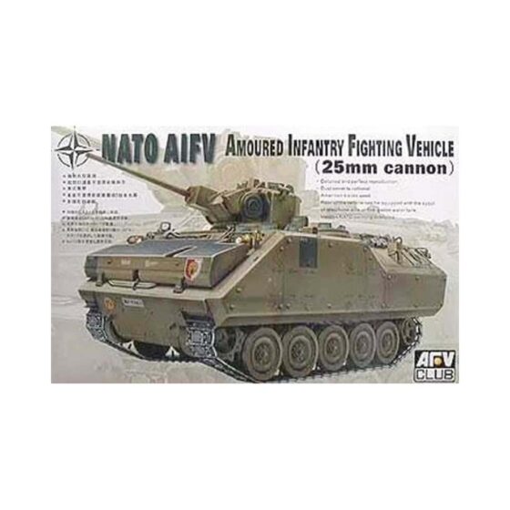 AFV Club NATO AIFV Amoured Infantry Fighting Vehicle (25mm cannon) (1/35) AF35016 AFV Club NATO AIFV Amoured Infantry Fighting Vehicle (25mm cannon) (1/35) AF35016