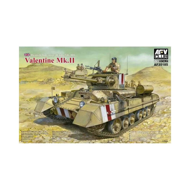 AFV Club British Infantry Tank Mk.III Valentine Mk.II (1/35) AF35185 AFV Club British Infantry Tank Mk.III Valentine Mk.II (1/35) AF35185