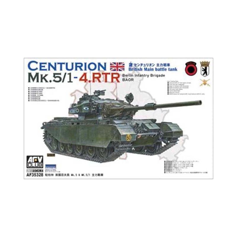 AFV Club Centurion Mk 5/1 4 RTR Berlin Infantry Brigade BAOR (1/35) AF35328 AFV Club Centurion Mk 5/1 4 RTR Berlin Infantry Brigade BAOR (1/35) AF35328