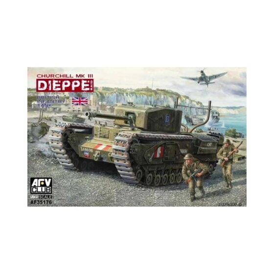 AFV Club Churchill Mk III Dieppe Raid (1/35) AF35176 AFV Club Churchill Mk III Dieppe Raid (1/35) AF35176