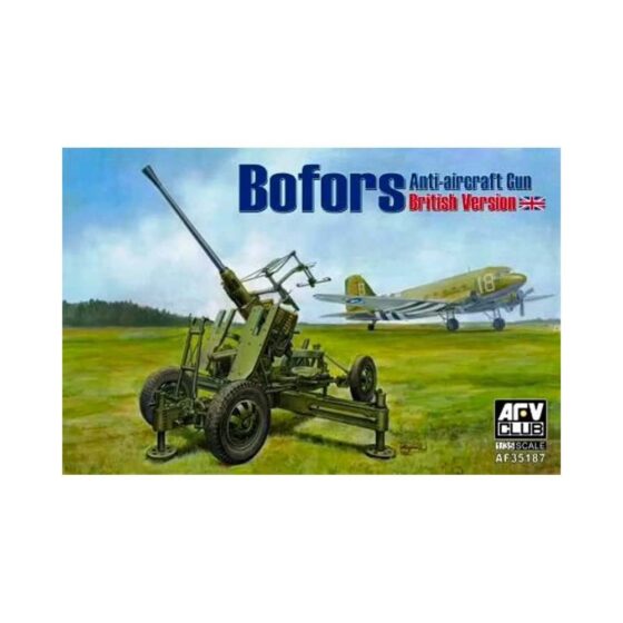 AFV Club Bofors QF 40mm Mk III AA Gun Late (UK Version) (1/35) AF35187 AFV Club Bofors QF 40mm Mk III AA Gun Late (UK Version) (1/35) AF35187