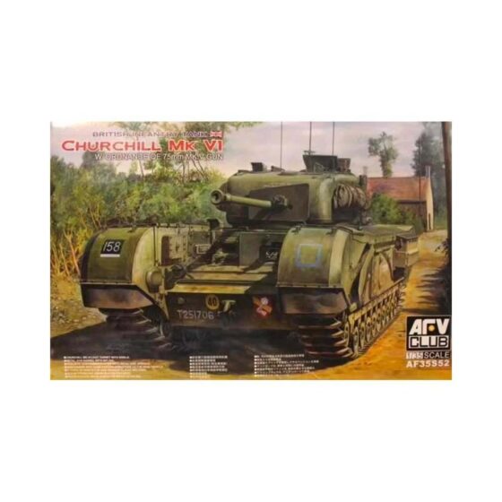 AFV Club Churchill Mk VI/75mm Gun (1/35) AF35S52 AFV Club Churchill Mk VI/75mm Gun (1/35) AF35S52