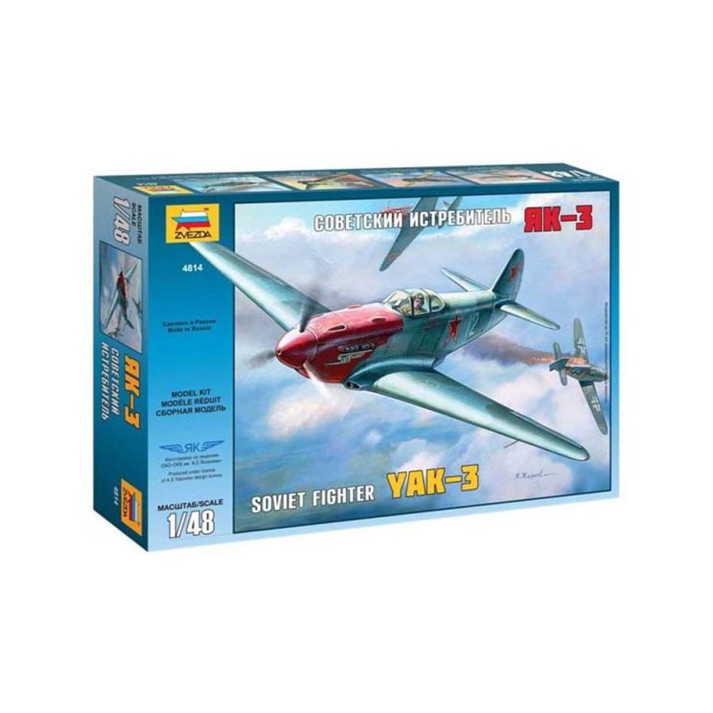 Zvezda Yak-3 Soviet Wwii Fighter (1/48) 4814