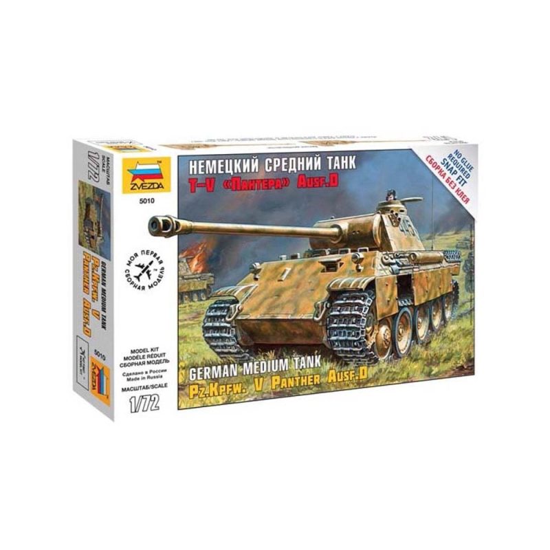 Zvezda Panzerkampfw.V.Panther Ausf D (1/72) 5010