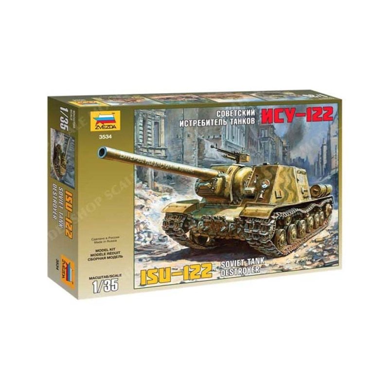 Zvezda ISU-122 SP Howitzers (1/35) 3534