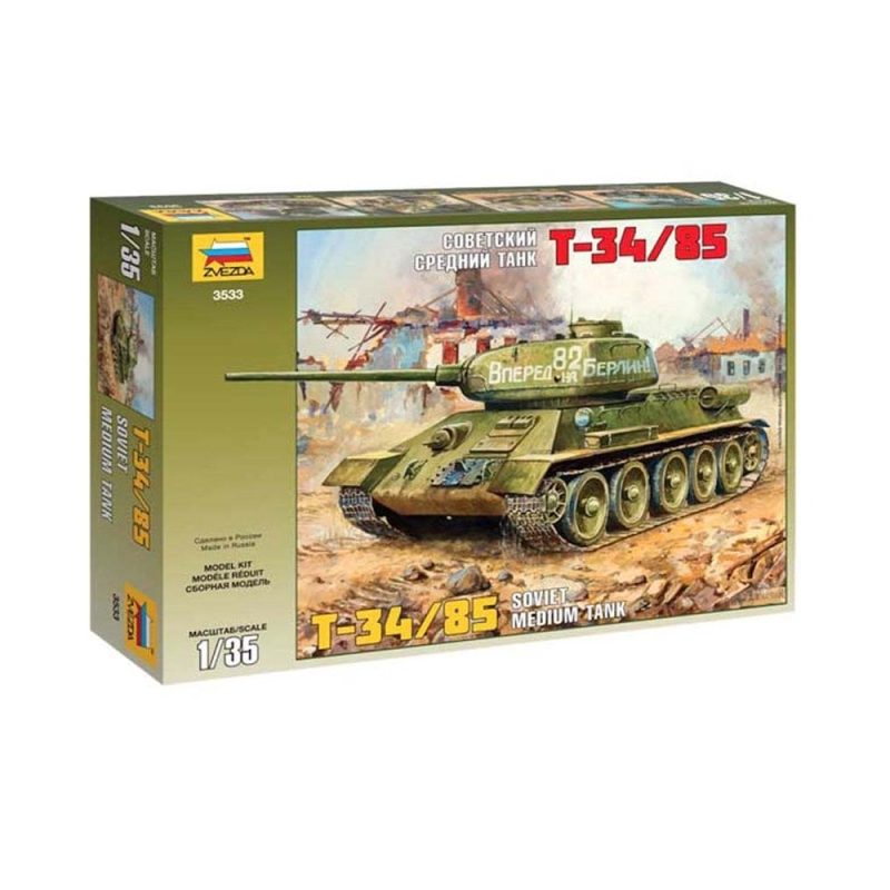 Zvezda T-34/85 Soviet Tank (1/35) 3533