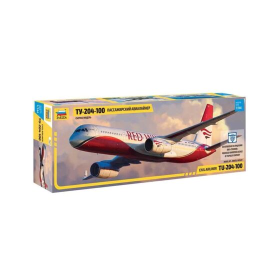 Zvezda Tupolev TU-204-100 (1/144) 7023 Zvezda Tupolev TU-204-100 (1/144) 7023