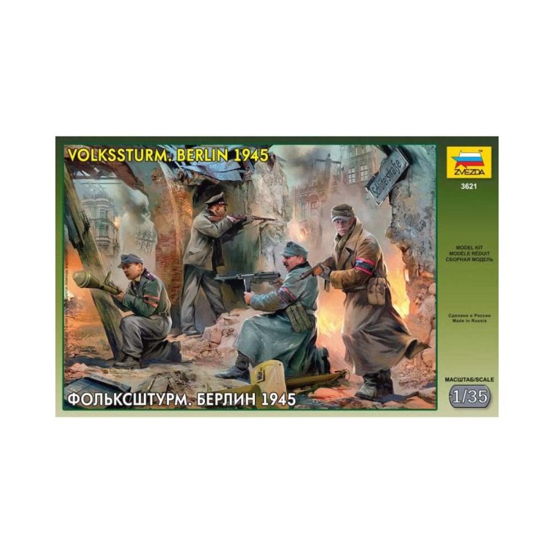 Zvezda German Volkssturm Berlin 1945 (1/35) 3621 Zvezda German Volkssturm Berlin 1945 (1/35) 3621