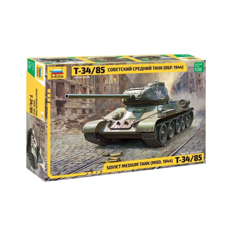 Zvezda _-34/85 Tank (1/35) 3687
