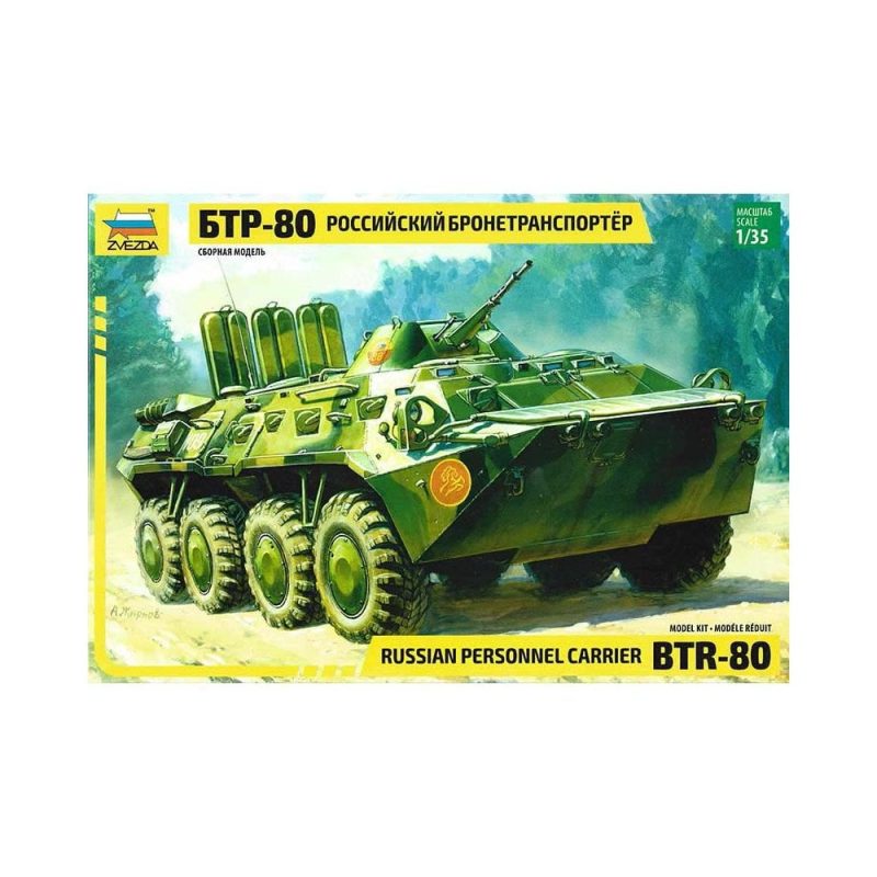 Zvezda Btr-80 Russian Personnel Carrier (1/35) 3558