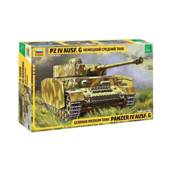 Zvezda German Tank Panzer IV - Ausf. G (1/35) 3674 Zvezda German Tank Panzer IV - Ausf. G (1/35) 3674