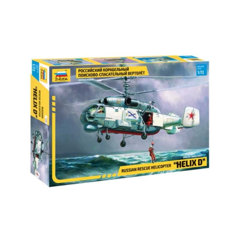 Zvezda Kamov Ka-27Ps Rescue Helicopter (1/72) 7247 Zvezda Kamov Ka-27Ps Rescue Helicopter (1/72) 7247