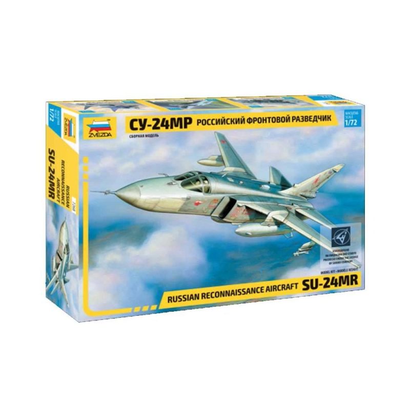 Zvezda Russian Reconnaissance Aircraft SU-24MR "Fencer-E" (1/72) 7268